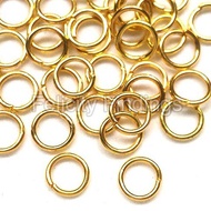 Ready Stock Gold plated jump ring 3mm/4mm/6mm / 8mm / 10mm / 12mm