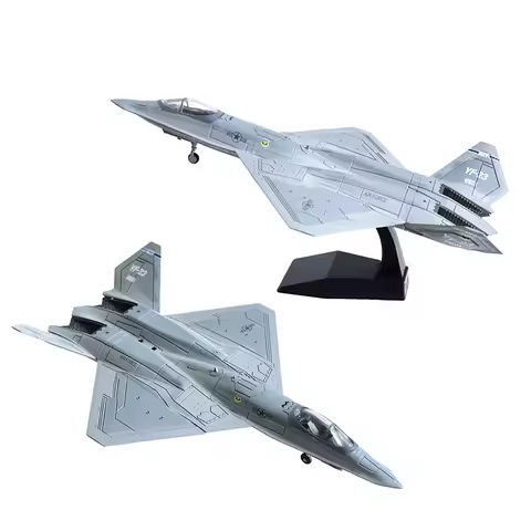 New 1/72 DIY Building Blocks YF-23 Stealth Strike Fighter Military Model Assemble Toys F16 F15 A10 M