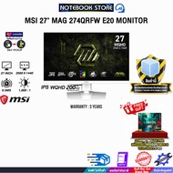 [ผ่อน 0% 6 ด.]MSI 27" MAG 274QRFW E20 MONITOR (IPS WQHD 200Hz)/ประกัน 3 Years