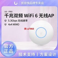 【可開發票】全新UBNT UniFi U6-PRO千兆雙頻WiFi 6 (802.11ax)無線AP 5.3Gbps