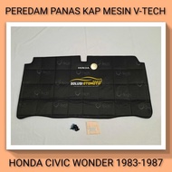 Kcshop Honda Civic Wonder Peredam Pelindung Panas Kap Mesin Aksesoris