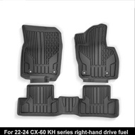Mats Cargo Fit for Mazda CX60 KH Series 2025-2022 TPE All Weather Car Floor Liners & Trunk Mat Right