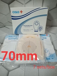 Colo + Colostomy Bag 70mm ( 7 sets/ box)