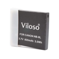 Proocam Viloso NB-8L battery rechargeable for Canon A3000 , A3100 Camera battery for canon camera di