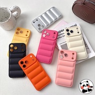 Down Jacket Casing For Realme Note 60 60X C35 C33 C33S 12 Pro Plus Lite Q5i 5G 4G Cover Cute Luxury 