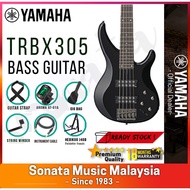YAMAHA TRBX305 5 String Bass Guitar Basses Bundle Intermediate Series (TRBX 305)-Black