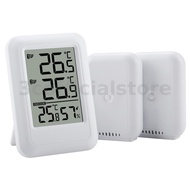 TS-FT0402 1-to-2 Indoor Outdoor Temperature and Humidity Meter Wireless Digital Hygrometer Thermomet