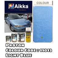 AIKKA AUTOMOTIVE PAINT / PROTON WIRA 11013 / LIGHT BLUE /  TOUCH UP PAINT / DIY CAT SPRAY TIN / CAT 