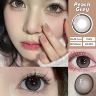 lens Đen [HOT] Lens - Kính áp tròng tây không viền màu đen giãn vừa ( Lens sử dụng 12 tháng) độ tặng