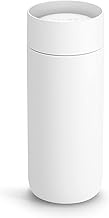 Fellow Carter Move Mug with 360º Sip Lid - Open Top Coffee To-Go Tumbler with Ceramic Interior, Vacu
