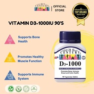 21st Century Vitamin D3-1000iu 90 tablets promotes a healthy immune system and helps in the absorpti
