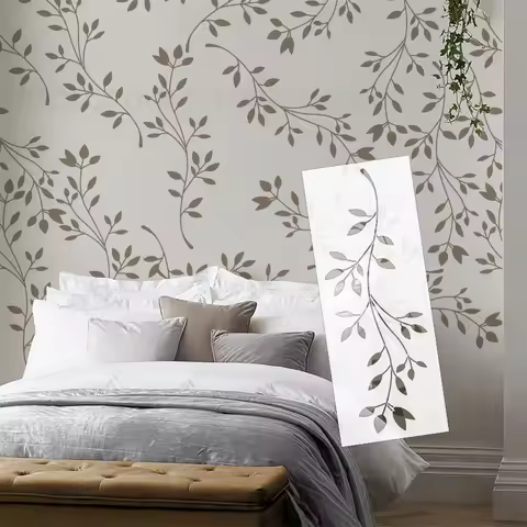 80cm - 120cm Stencil For Wall Painting Large Door Paint Template On The Furniture Tiles Fence Shade 