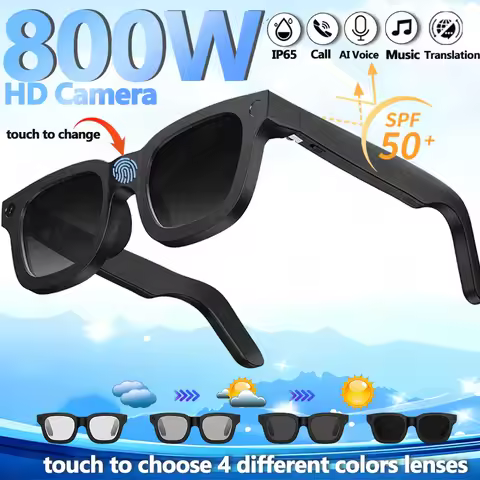2026 New AI SmartGlasses 800w Camera AI Translation Shooting Everything Recognition 300mAh 32GB Stor