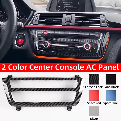 F30 F31 F32 F34 F36 F80 2 Color Center Console AC Panel Ambient Light Radio Trim LED Dashboard Light