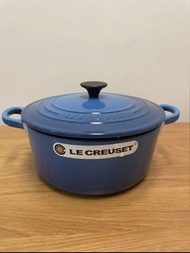 Le Creuset  Round Casserole 22cm Blue 鑄鐵鍋 藍