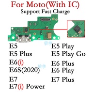 Usb Charger Dock Charger Port for Motorola Moto E5 E6 E7 E7i Play Plus Go Power E6i E6S 2020 Chargin