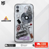 IPHONE [AZ] Signature - CD skull hand cassette CASE hp ANDROIDiphone unique aesthetic resin casing c