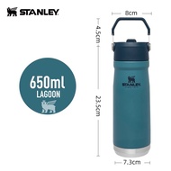 STANLEY THE ICEFLOW FLIP STRAW WATER BOTTLE ขนาด17oz/500mlและขนาด22oz/650ml ขวดเก็บความเย็น