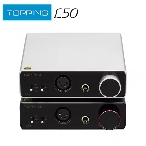 TOPPING L50 NFCA Headphone Amplifier SE+BAL Input 6.35mm/XLR Output Hi-Res Audio The Best Headphone 