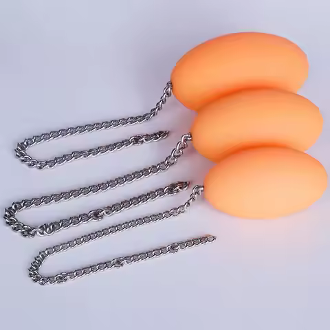 2022 Soft Oversized Egg Huge Luminous Anal Dilator Silicone Anal Ball Big Trainer Chain Gay Expansio