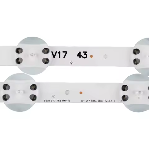 4pcs LED backlight For LG 43UJ6510 43LJ622V 43UJ675V 43UJ655V 43UJ670V 43UJ651V 43LV340C 43LJ610V V1