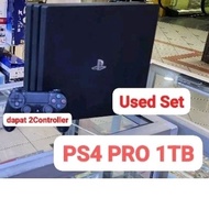 PS4 PRO 1TB *USED SET