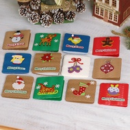 8 ️ ⃣ Imono Birthday Photocard Retro Three-Dimensional Wish Blessing Card Christmas Greeting Card MI