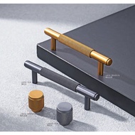 Aluminum T-Bar Cabinet/Drawer Handle 8224 In 2 Color Bronze & Grey . 12cm to 16cm