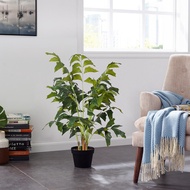 Artificial Plants Artificial Fishtail Palm Tree Artificial Tree for Home Decor Palm Leaf Tree Tumbuh