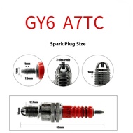 Spark Plug A7TC A7TJC 3 Electrode GY6 50cc -150cc Moped Scooter ATV Quads-NEW