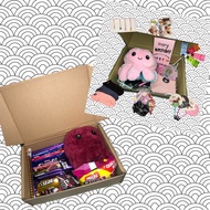 (GIFT BOX) OCTOPUS PLUSH / REVERSIBLE OCTOPUS + FREE GIFTS