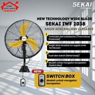 SEKAI Industrial Wall Fan - 20 Inch Industrial Iron Wall Fan IWF-2038 - IWF 2025 - 26 Inch IWF-2639 