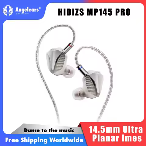 HIDIZS MP145 PRO HiFi Monitors 14.5mm Ultra-Precision Nano-Grade Planar Magnetic Driver In-Ear Earph