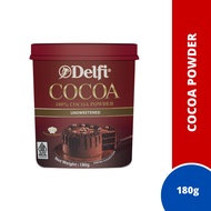 Delfi 100% Cocoa Powder 180g (Unsweetened) (Halal) [New Label]