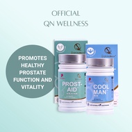 [Bundle of 2] QN Wellness - ProstAid & Cool Man - 100% Plant Based - 60 Tablets