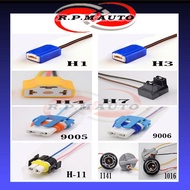 socket bulb H1 H3 H4 H7 H8 H11 9005 9006 Headlight socket ceramic Car light bulb socket single and d