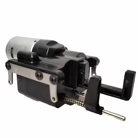 370 Motor 2 Speed Gearbox with Steel Gear Drive Shaft for 1/16 WPL C14 C24 B14 B36 MN D90 MN-90 MN99