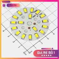 [2 Pieces]- Bright White LED Panel 9W 18LED 5730 50mm 27-28.8VDC Chip World