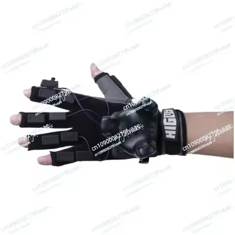 VR Gesture Recognition Gloves Lightweight Multi Device Compatible for VRChat Virtual Streamer