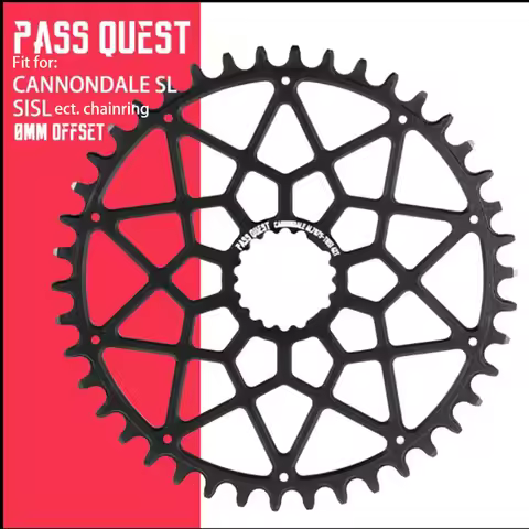 PASS QUEST For Cannondale Direct Mounted Chainring Round Narrow Wide Teeth Chainwheel For SL SISL FS