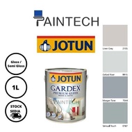 Jotun Gardex Premium Gloss / Semi-Gloss Wood &amp; Metal Grey Pain 1L-Cat Minyak Untuk Kayu, Besi, Pintu, Pagar, Tingkap