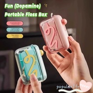POPULARFR Floss Dispenser, without Floss Automatic Ejectable  Floss Box, Oral Care Floss Organiser