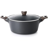 SENSARTE Ceramic Nonstick Stock Pot with Lid, 2.6/4.5/6.6/8.5/11 QT Soup Pot Casserole Pot, Non-toxi