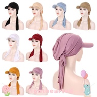 LIGHTHEARTED Muslim Hijab Fashion Women Headwear Turban Hat