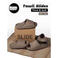 Tawii. yeezy slides Brown slippers for woman and man beach slippers thick slides indoor outdoor