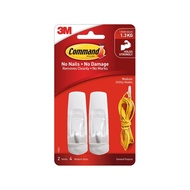 [BUNDLE] 3M Command White Medium Hooks (17001) / 1 Hook holds 1.3kg