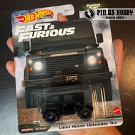 HOT WHEELS PREMIUM LAND ROVER DEFENDER 90 BLACK FAST AND FURIOUS FURIOUS FLEET ORIGINAL HOT WHEELS b
