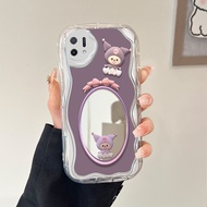 OPPO A16K A16E For Mirror Cream Soft Casing Cute Softcase Cartoon Hp Full Kesing Butterfly Cassing 5