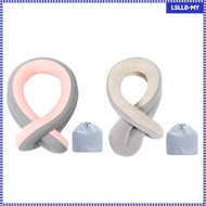 [LsllbMY] Travel Neck Pillow Compact 360 Support Adjustable PP Cotton Head Support Sleep Head Rest N