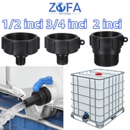 IBC Tank Adapter Tap To External Thread 1/ 2 3/4 1 2 Inch Tower Cap Ibc Tank Adapter Water Tank Cove